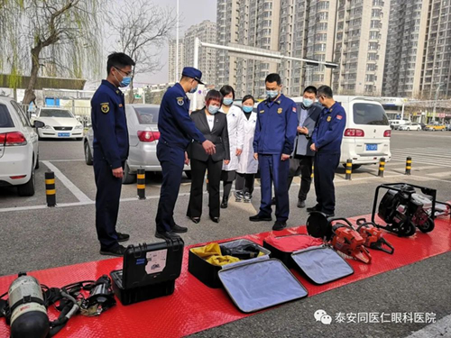 【新闻】我院与泰山区消防救援大队开展“党建心连心·携手共奋进”互联共建活动