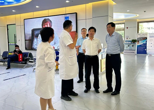 【交流学习 共促发展】山东省社会办医疗机构协会秘书长杨瑞一行莅临我院调研交流