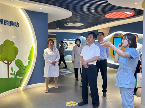 【交流学习 共促发展】山东省社会办医疗机构协会秘书长杨瑞一行莅临我院调研交流